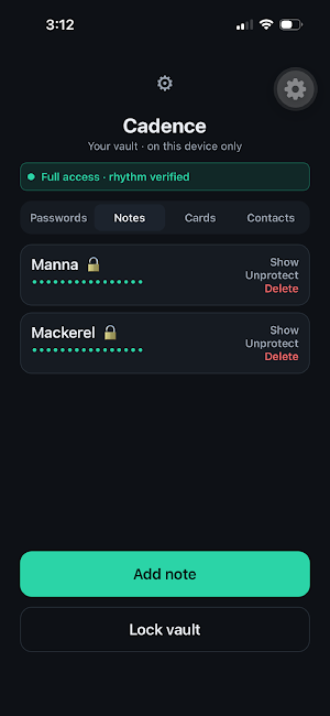 BeCadence Screenshot 3