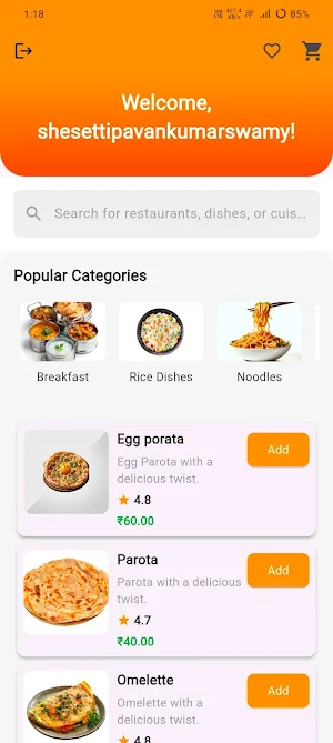 Canteen Connect Screenshot 2