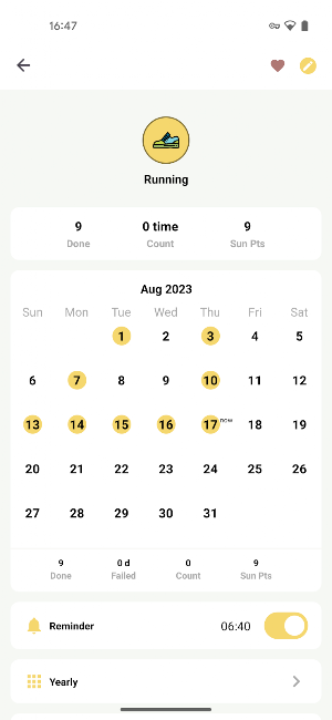 ShineDay - Habits Tracker Screenshot 3