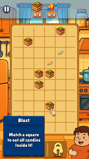 Hungry Boy: Candy Match Screenshot 1