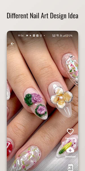 Colorful Fusion Nail Design Screenshot 0