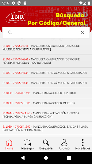 INR - Inversiones Reinoso y Cia Ltda Screenshot 1
