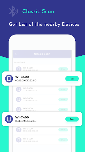 Bluetooth Pair : Bluetooth Finder & Scanner Screenshot 1