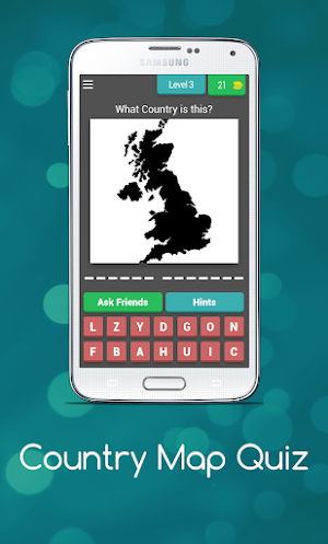 Country Maps Quiz Screenshot 3