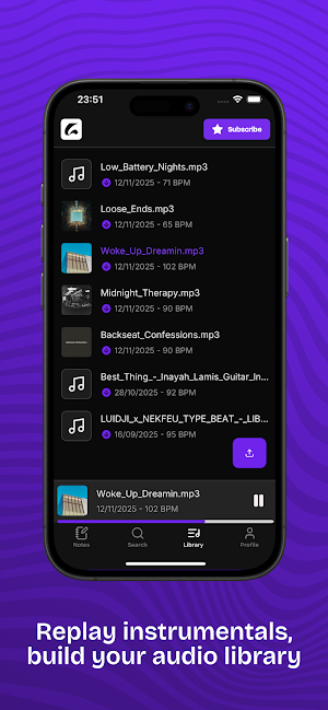 Lycsir - The Songwriter's App Screenshot 3