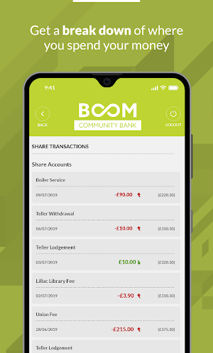 BOOM Community Bank Screenshot 2