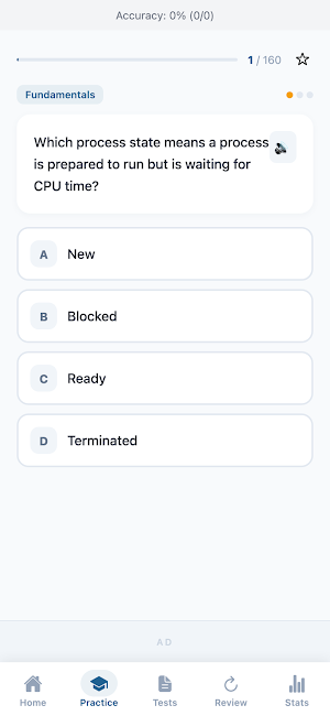 Process Scheduling: Practice Screenshot 1
