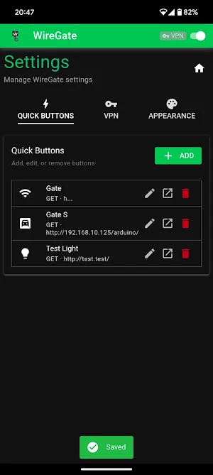WireGate: Secure HTTP Actions Screenshot 3