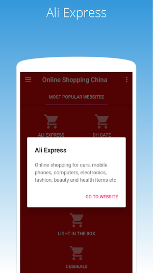 Online Shopping China Screenshot 1