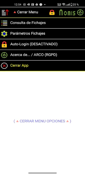 nomisCP Screenshot 0