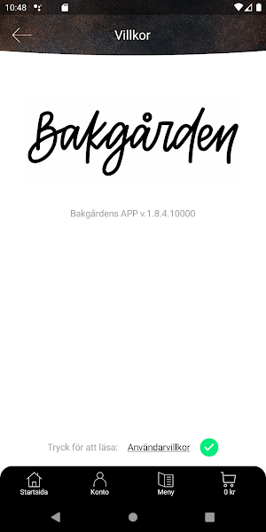 Bakgårdens APP Screenshot 1