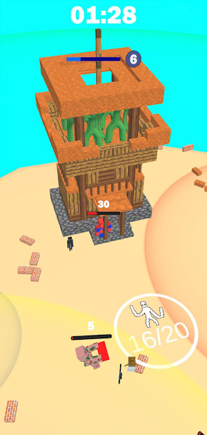 Rainbow - Survival Tower Craft Screenshot 2