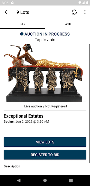 Blackwell Auctions Screenshot 1