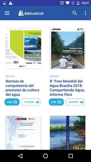 BiblioAGUA Screenshot 0