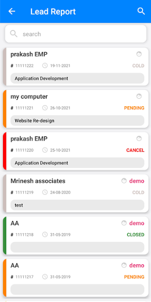 Myoffice CRM - Admin Screenshot 3