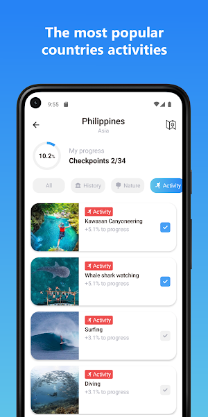 Voyager: travel tracker Screenshot 3