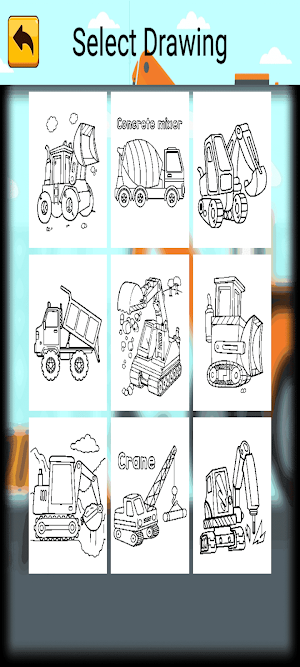 Excavator Coloring Screenshot 2