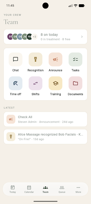 SpaOS Business Screenshot 1