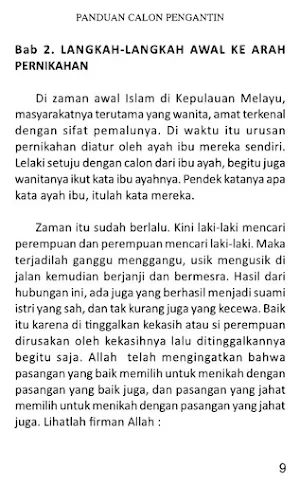 Panduan Untuk Calon Pengantin Screenshot 2