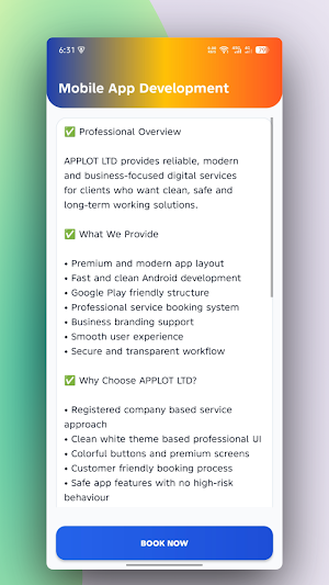 APPLOT LTD Services Screenshot 1