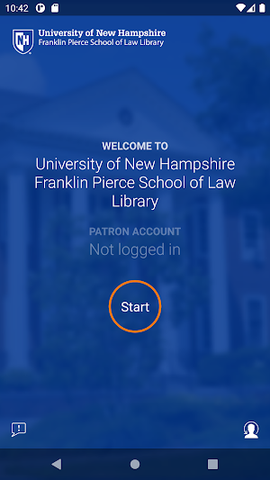 UNH Franklin Pierce Kiosk Screenshot 0