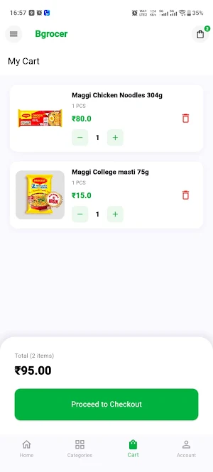 Bgrocer Screenshot 1