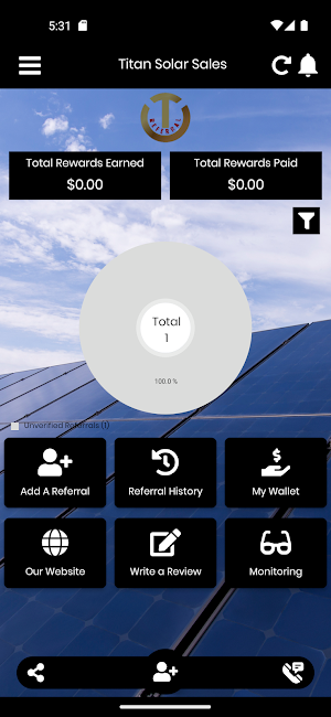 Titan Solar Sales Screenshot 2