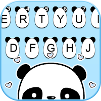 Cute Panda Baby Keyboard Backg