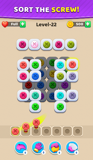 Screw Sort: Screw Jam Match 3D Screenshot 1