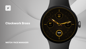 Clockwork Brass - watch face Screenshot 0