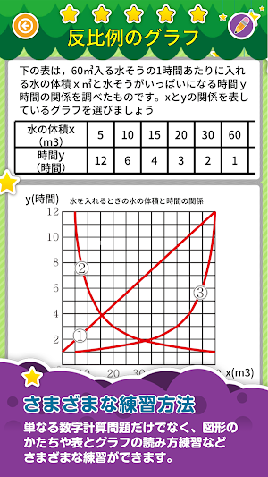 楽しい 小学校 6年生 算数(算数ドリル) 無料 学習アプリ Screenshot 3