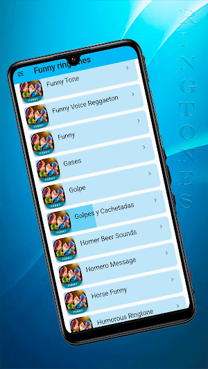 Funny ringtones - sounds Screenshot 1