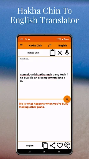 Hakha Chin To English Trans Screenshot 1