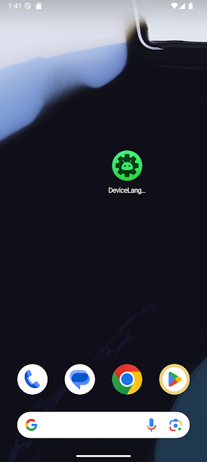 Settings Language Selecter Screenshot 0