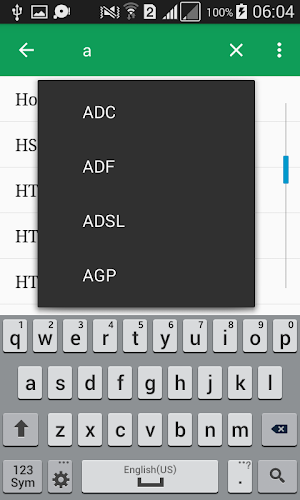 Computer Terms Dictionary Screenshot 1