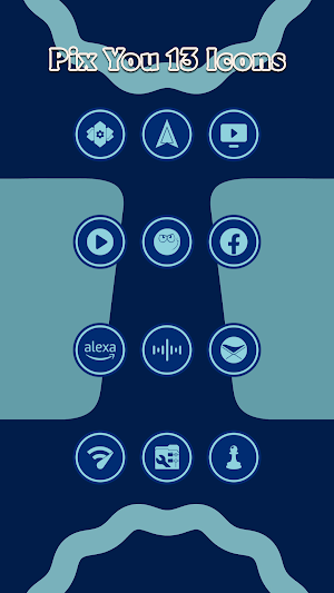 Pix You 13 Sapphire Icons Screenshot 3