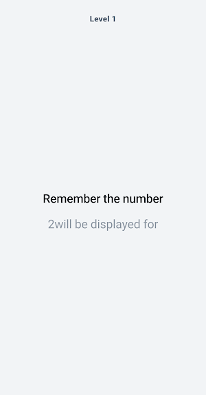 Number Memory Screenshot 1