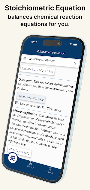 Stoichiometric equation Screenshot 0