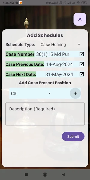 MBC Lawyers Diary Screenshot 3