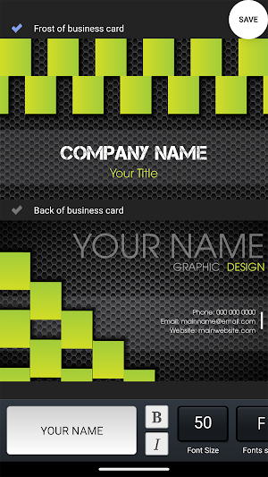 Bussiness Card Maker Screenshot 1