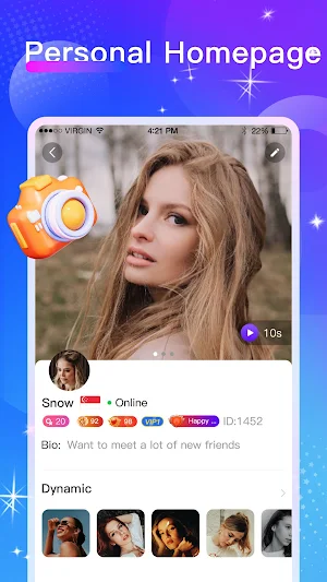 Vibe Party Voice Chat Screenshot 1