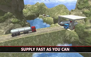 Oil Tanker Truck Driving Simul Screenshot 1