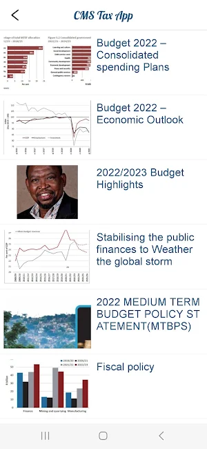 CMS Tax App Screenshot 1