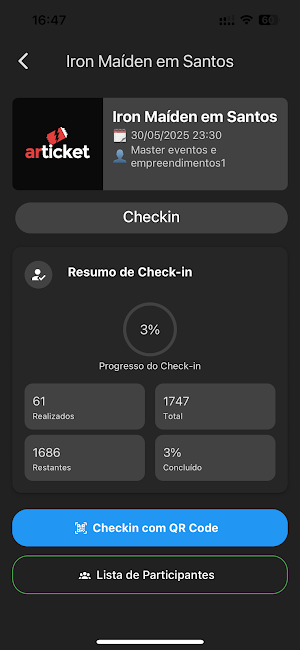 Articket - Organizadores Screenshot 0