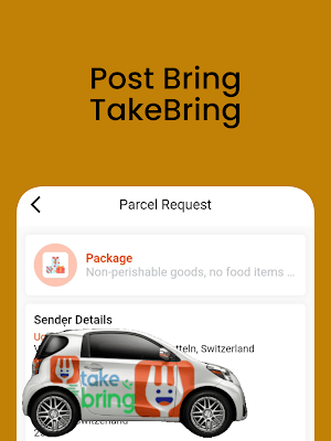 TakeBring : Courier Screenshot 2