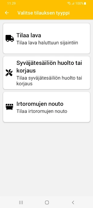 Kiinteistövarustamo Tilaus Screenshot 3