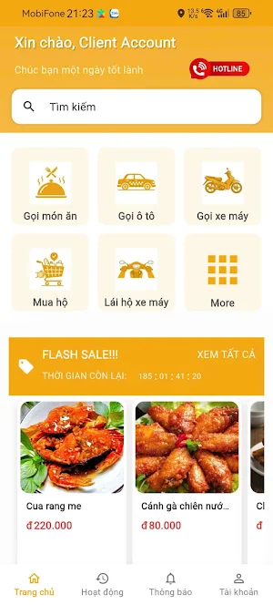 Ship Now - Gọi xe, đặt món ăn Screenshot 0