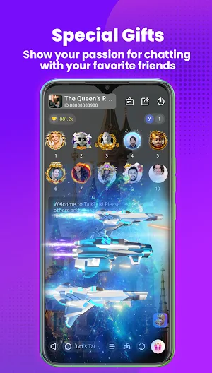 TalkTalk--voice-chat and games Screenshot 3