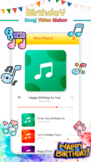 Birthday Video Maker 2025 Screenshot 3