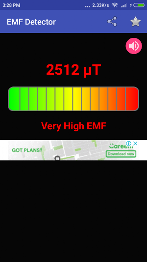 EMF Detector Screenshot 0
